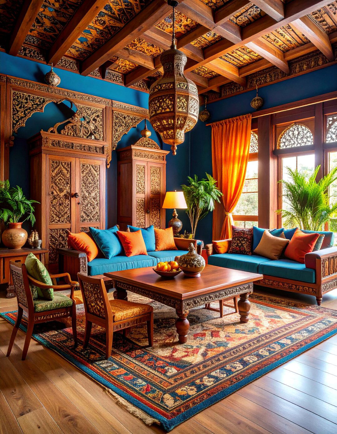 Carved Wood Furniture Artistry - 25 spanish interior design ideas