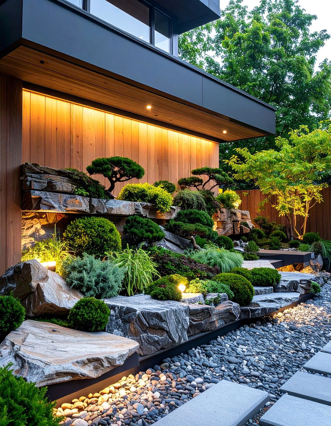 Cascading Cliff Bonsai Garden - 25 Bonsai Garden Ideas