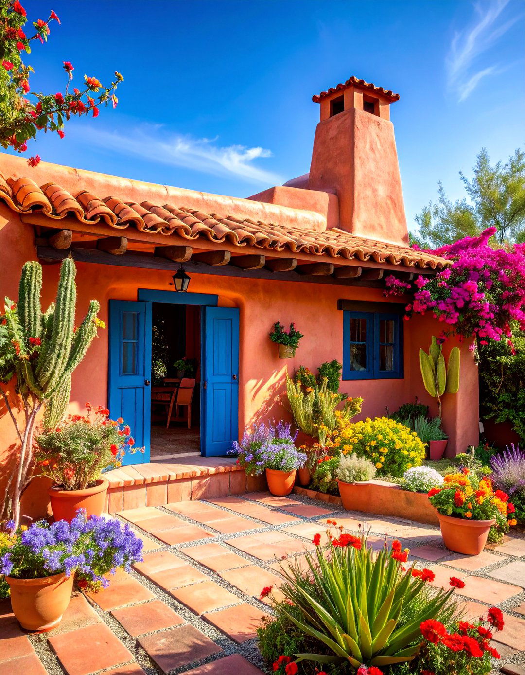 Casita Guest House Design - 25 Mexican Style House Design Ideas