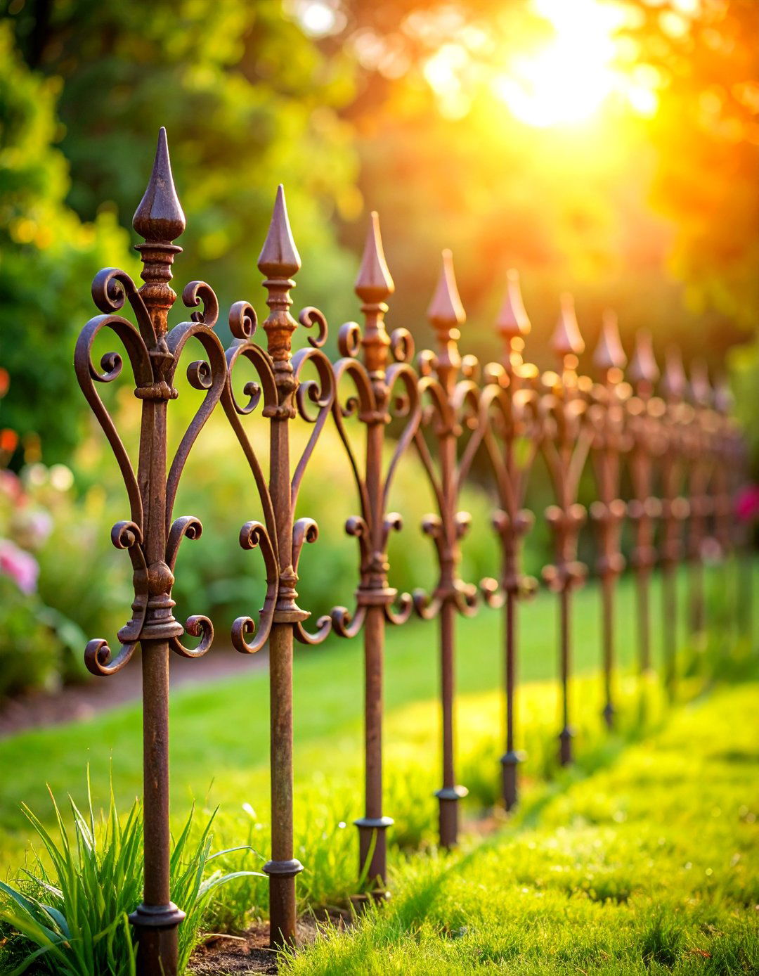 Cast Iron Decorative Garden Stakes - 25 Garden Sign Ideas