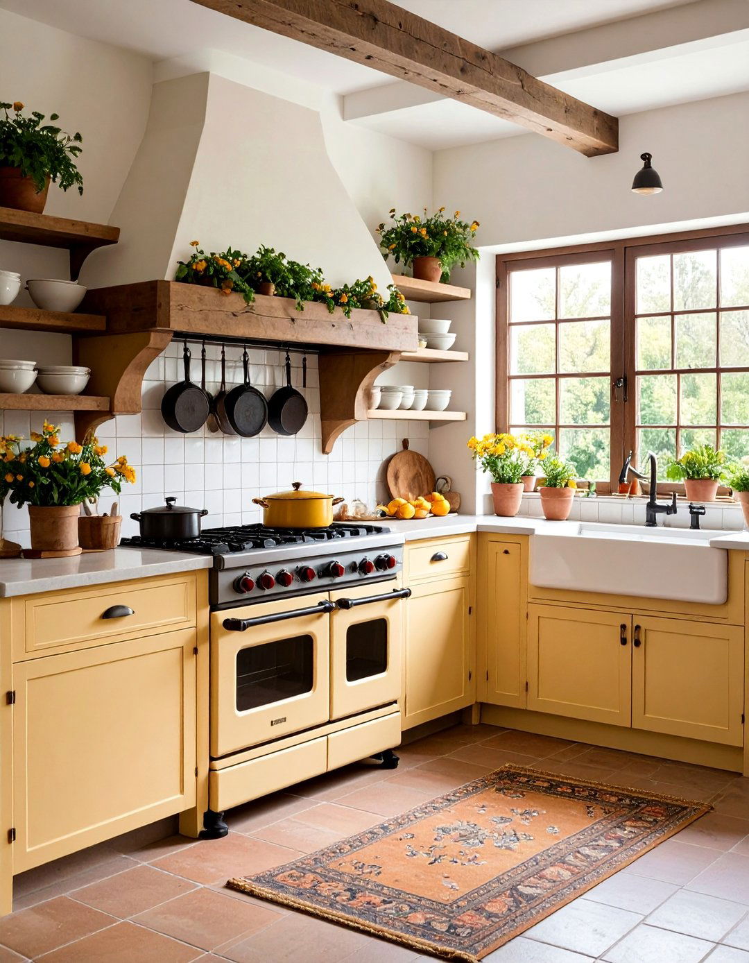 Cast Iron Range Country Kitchen - 25 Country Kitchen Ideas