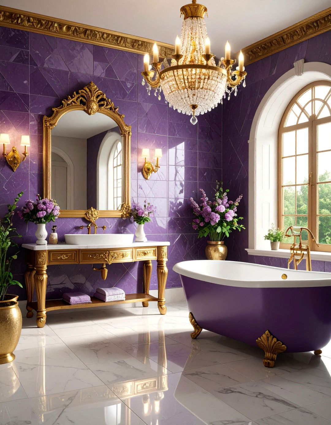 Castle Kingdom Bathroom with Medieval and Royal Elements - 25 Boy Bathroom Ideas