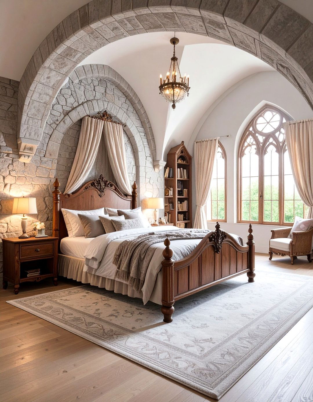 Castle Princess Room with Architectural Elements - 25 Princess Room Ideas