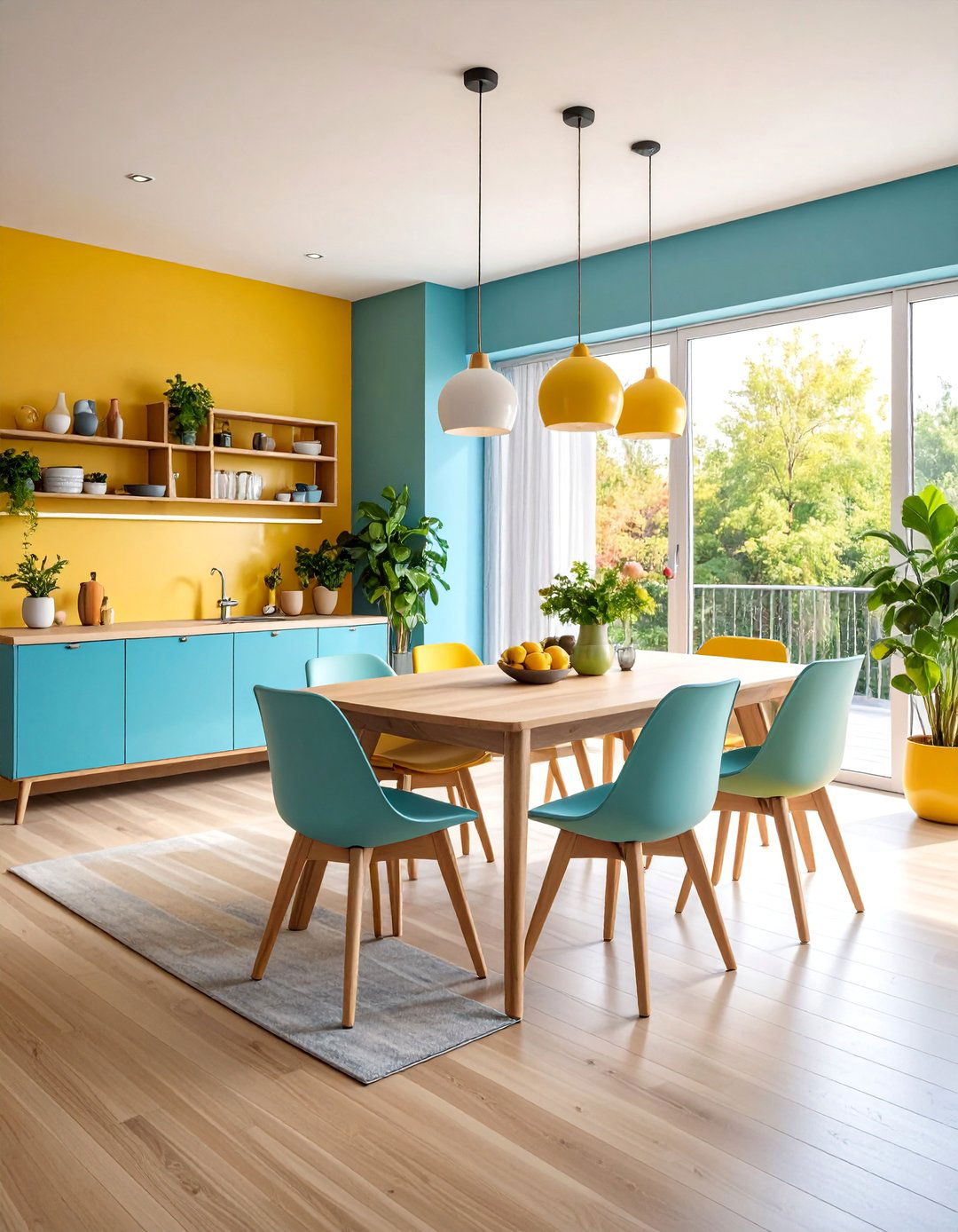 Casual Dining Room with Flexible Furniture Arrangements - 25 Casual Dining Room Ideas