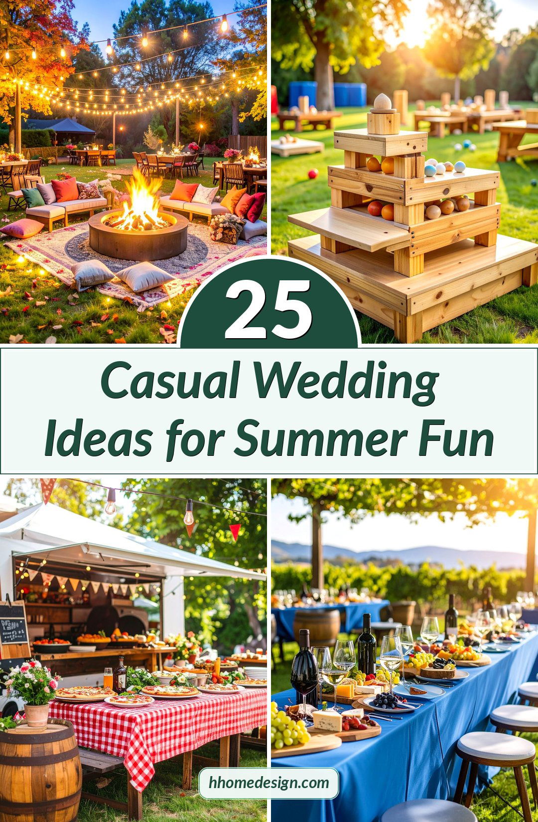25 Casual Wedding Ideas for Summer Fun
