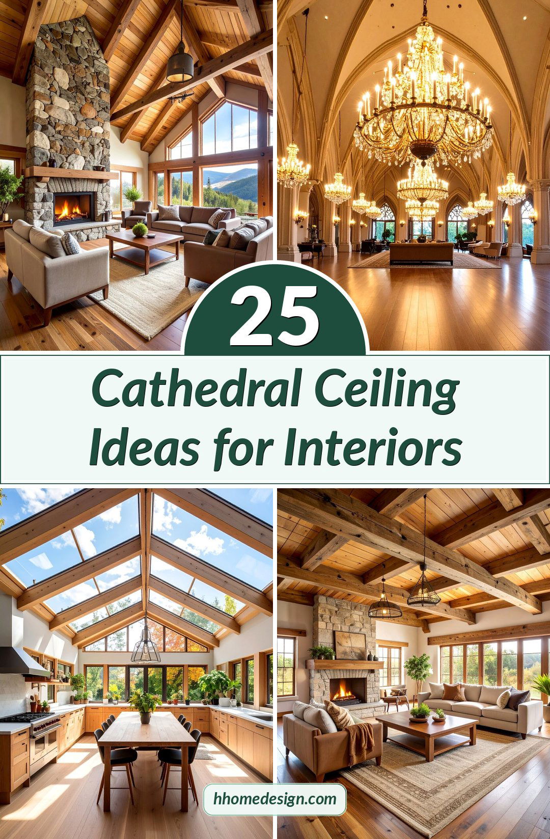 25 Cathedral Ceiling Ideas for Interiors