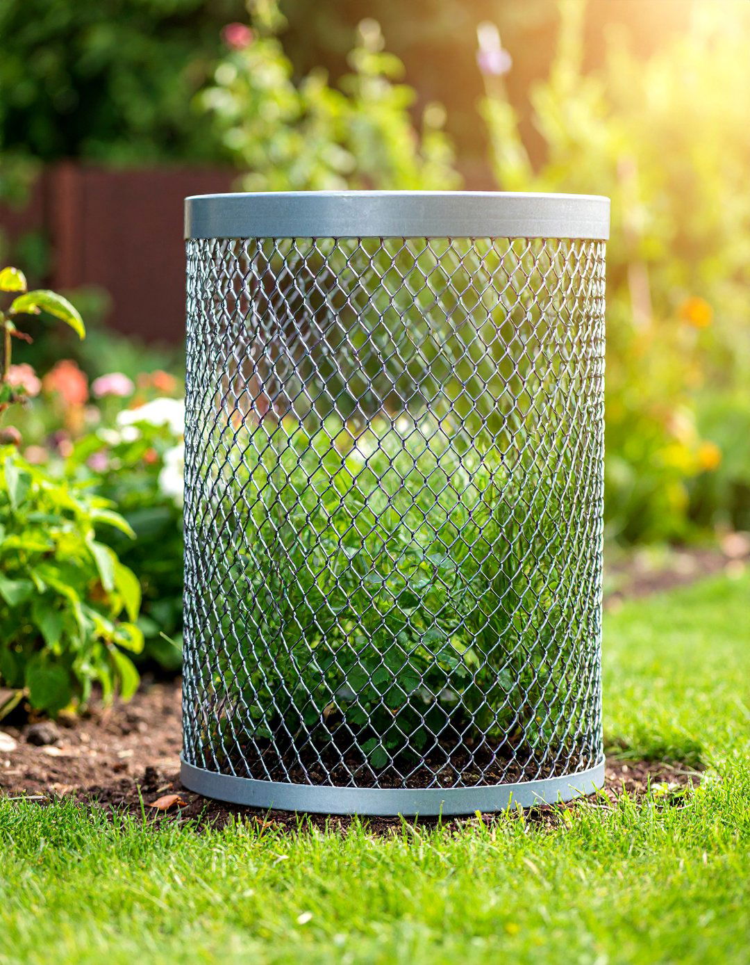 Cattle Panel Cylinder Cage - 25 Tomato Trellis Ideas