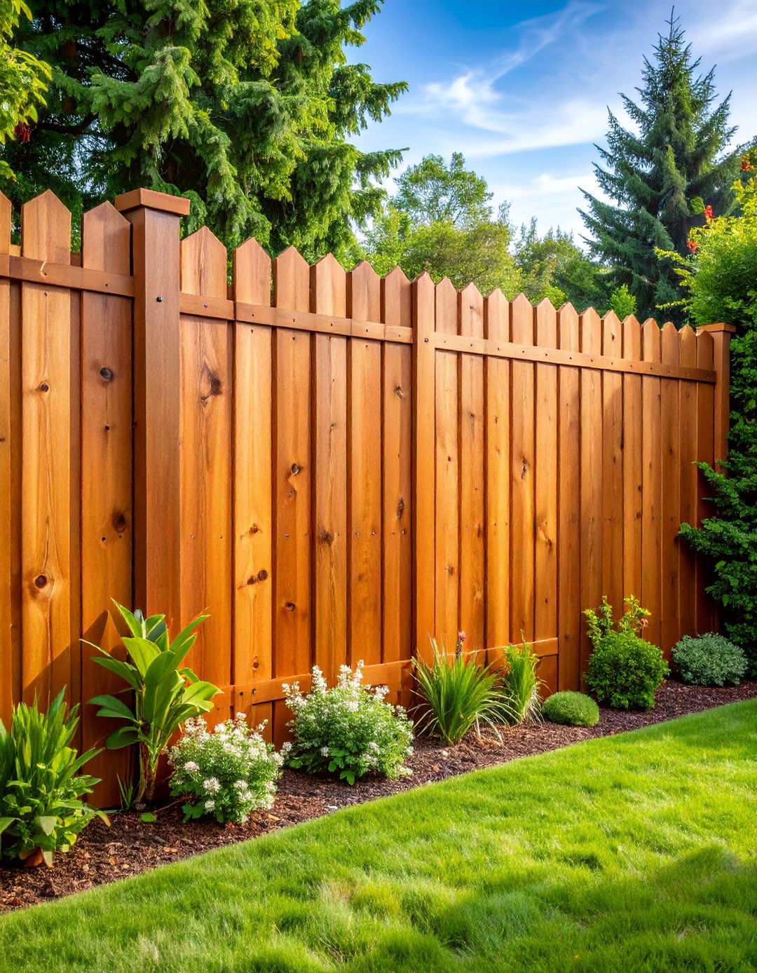 Cedar Natural Wood Tone Fence - 25 Fence Paint Colours