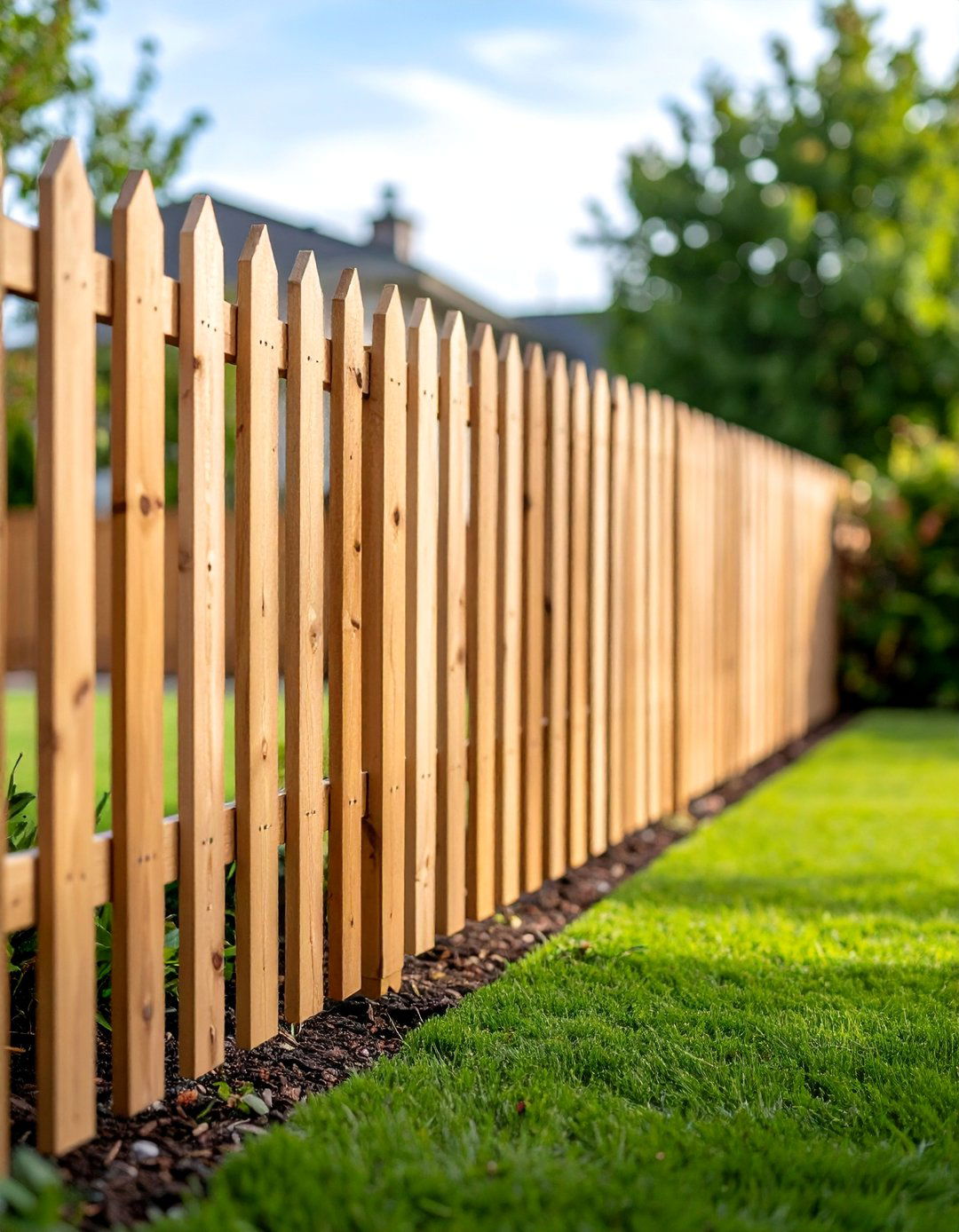 Cedar Shadowbox Semi Privacy Fence - 25 Cedar Fence Ideas