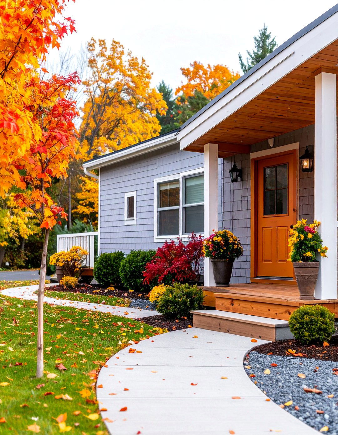 Cedar Shake Fiber Cement Shingle Design - 25 Mobile Home Siding Design Ideas