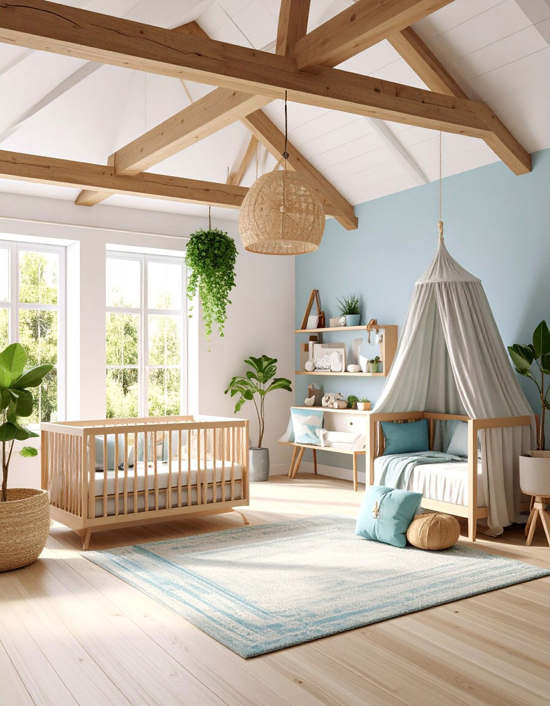 Ceiling Feature Minimalist Design - 25 Minimalist Nursery Ideas