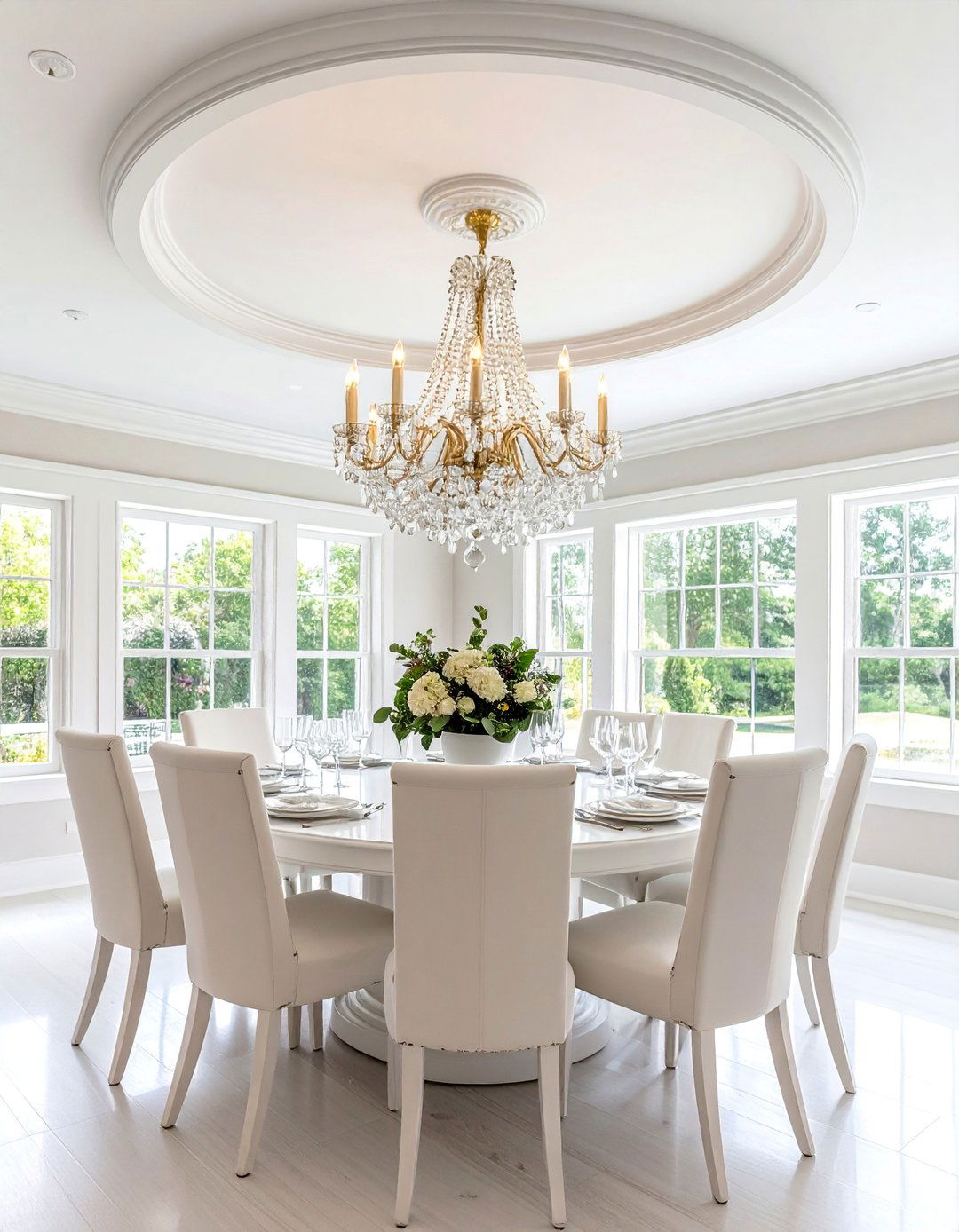 Ceiling Medallion Installation - 25 Cheap Ceiling Ideas