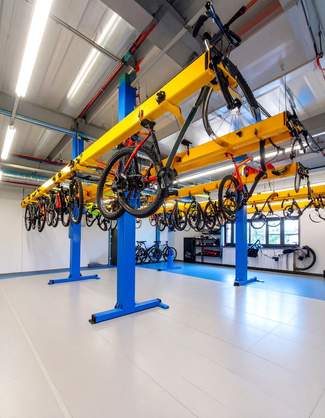 Ceiling Mounted Bike Lifts - 25 Garage Bike Storage Ideas