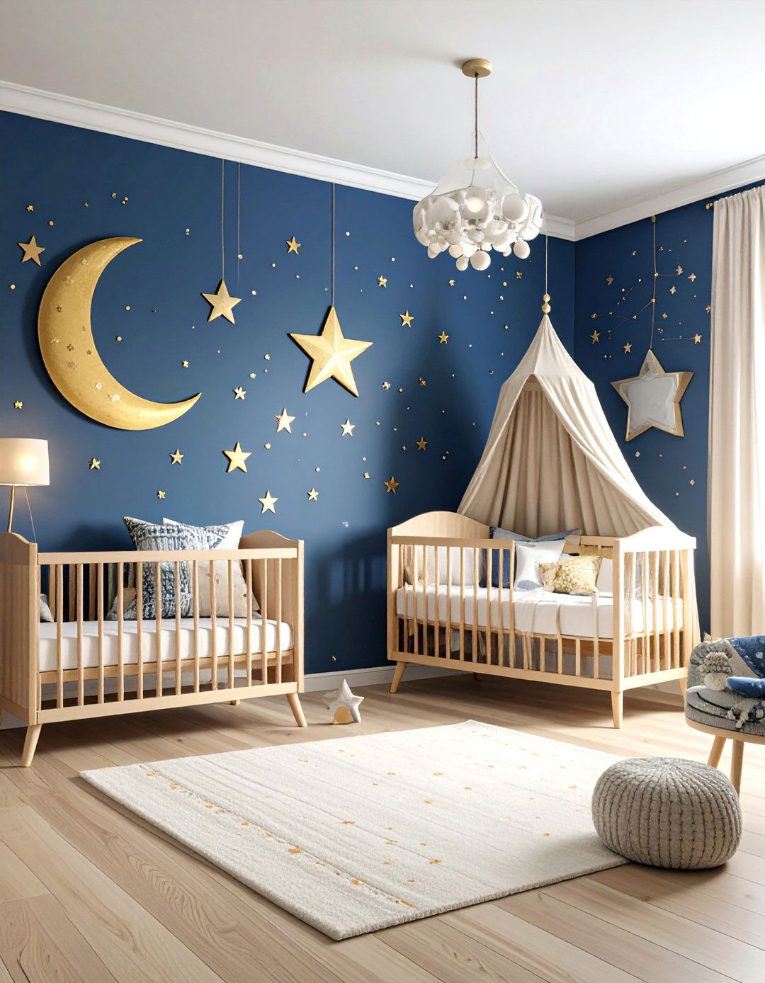 Celestial Moon and Stars Nursery - 25 Boho Nursery Ideas