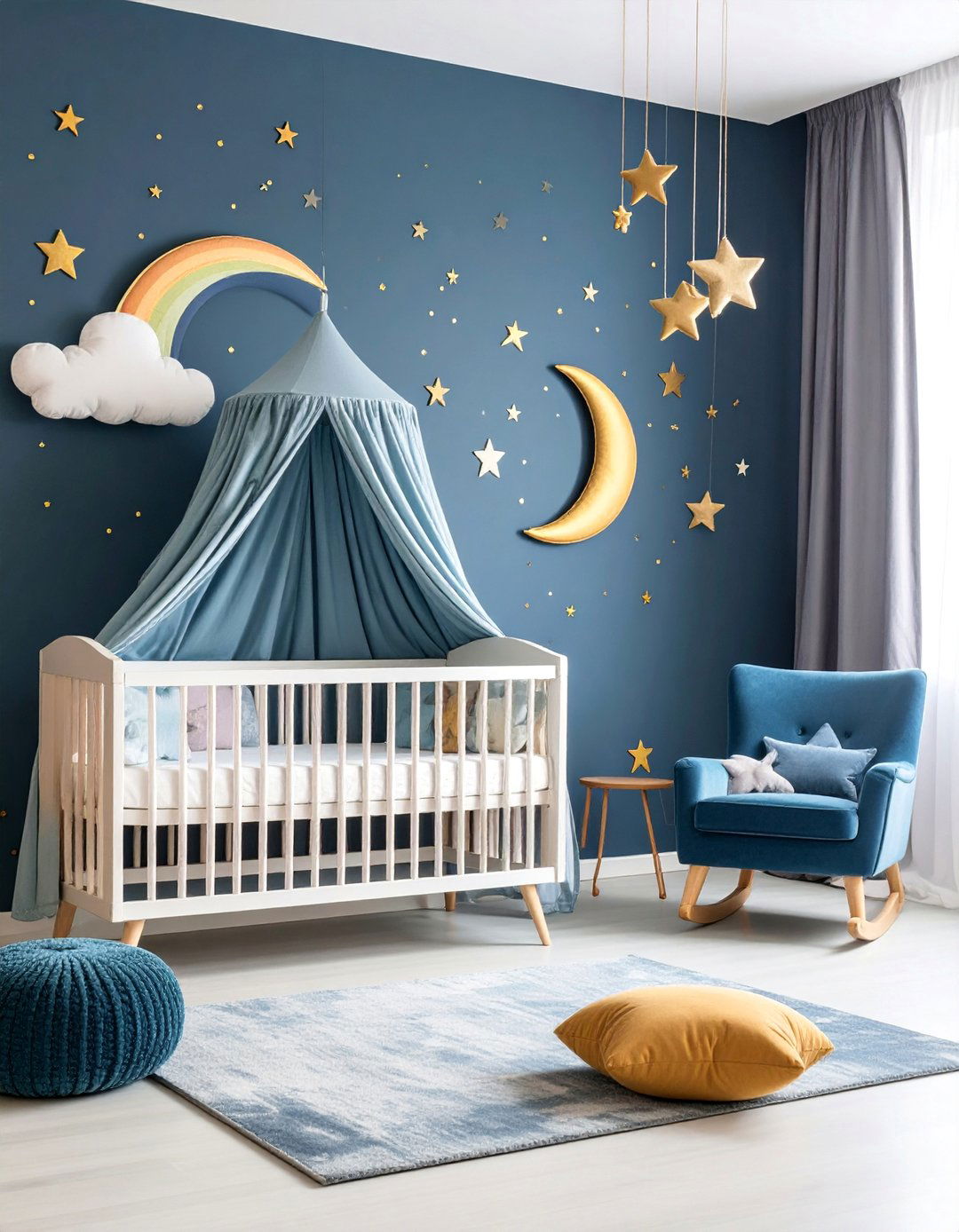 Celestial Rainbow Nursery - 25 Rainbow Nursery Ideas