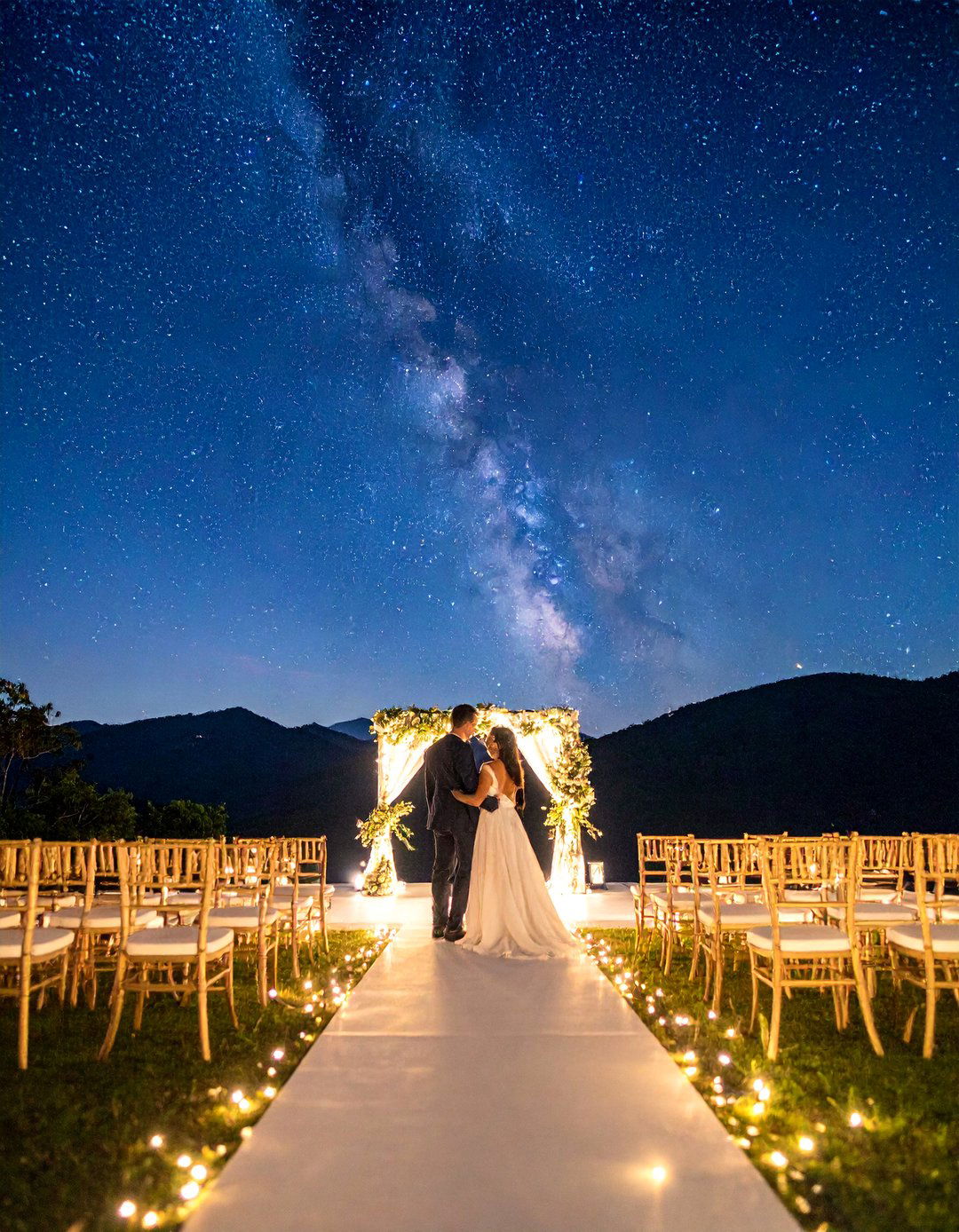 Celestial Starry Night Wedding