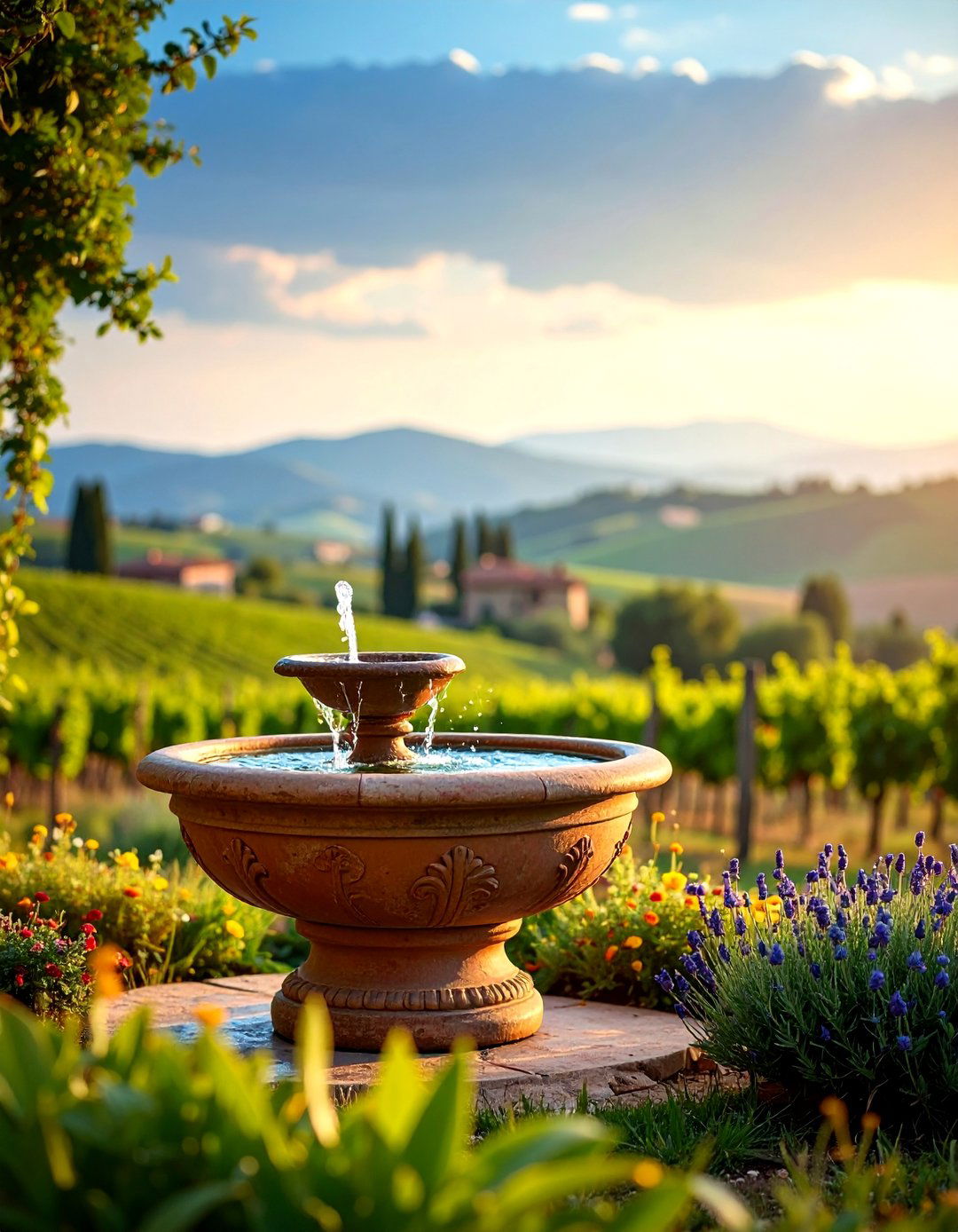Ceramic Jar Water Fountain - 25 Backyard Fountain Ideas