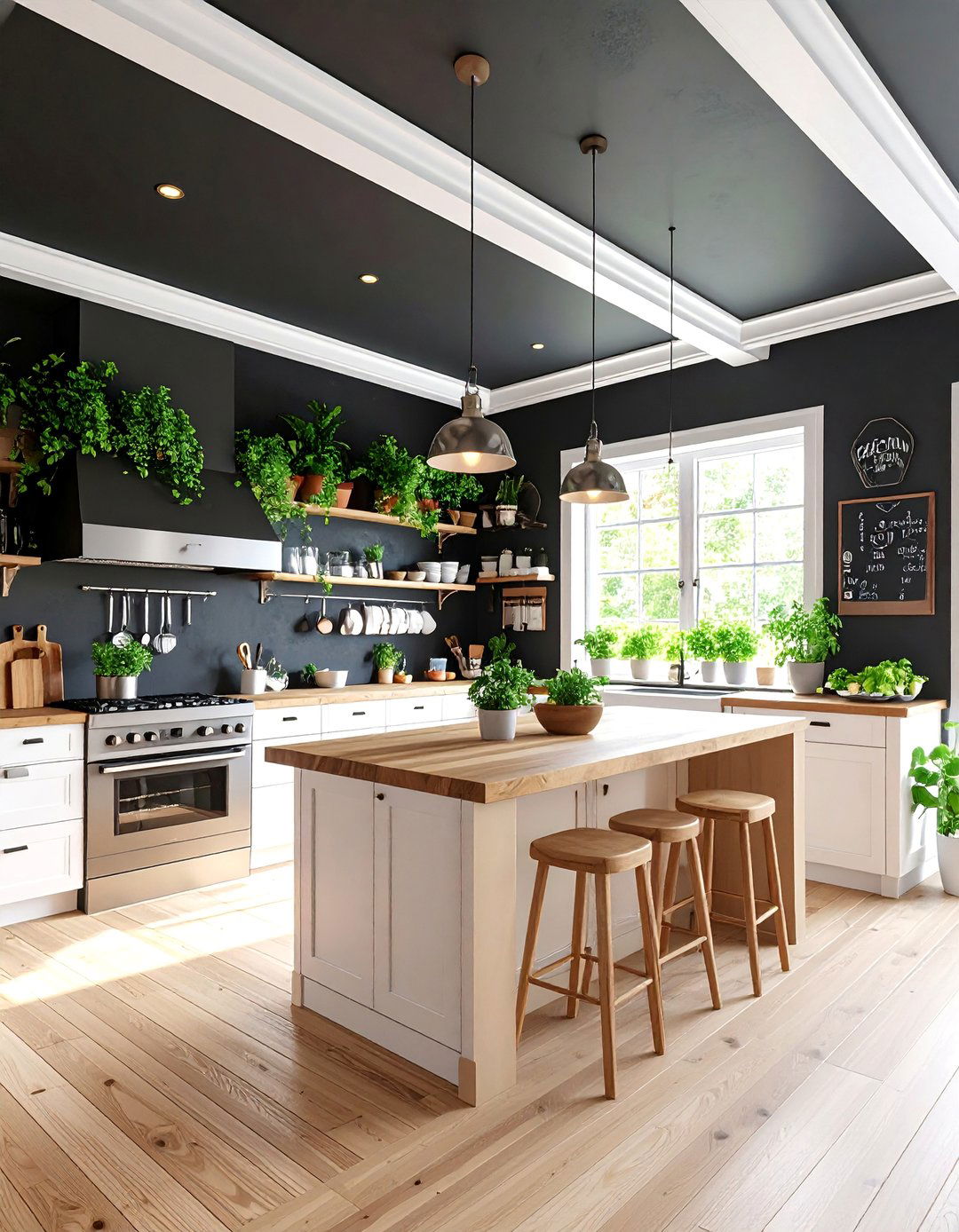 Chalkboard Paint Kitchen Ceiling - 25 Kitchen Ceiling Ideas