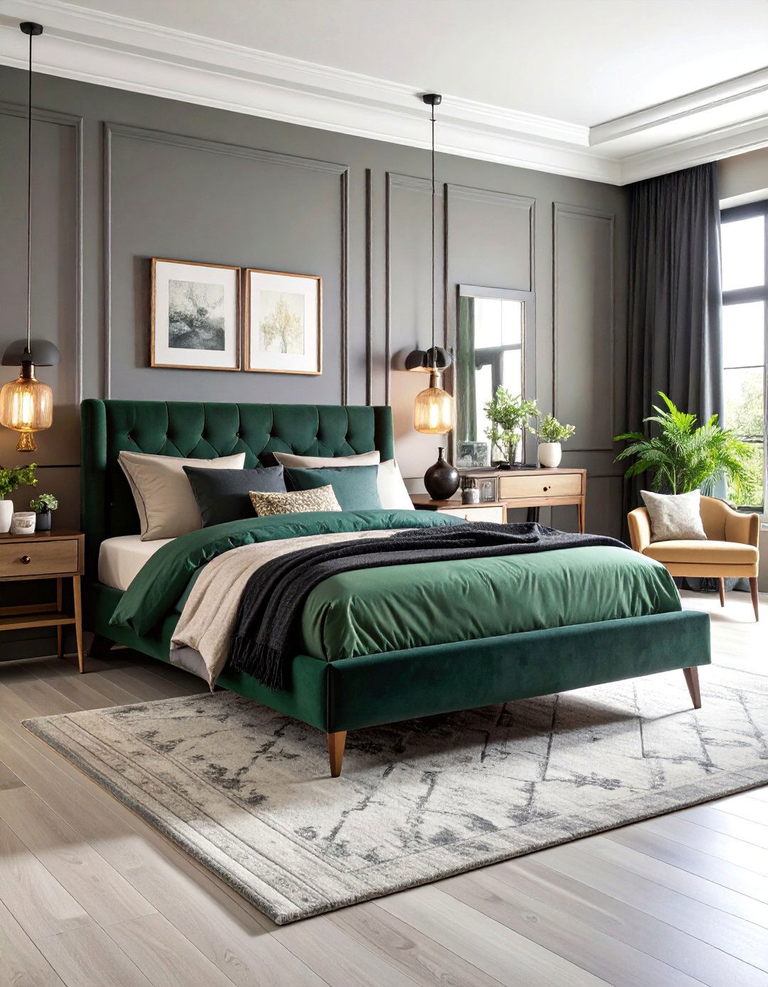 Chanel Bedroom with Boucle Fabric Elements - 25 Chanel Bedroom Ideas
