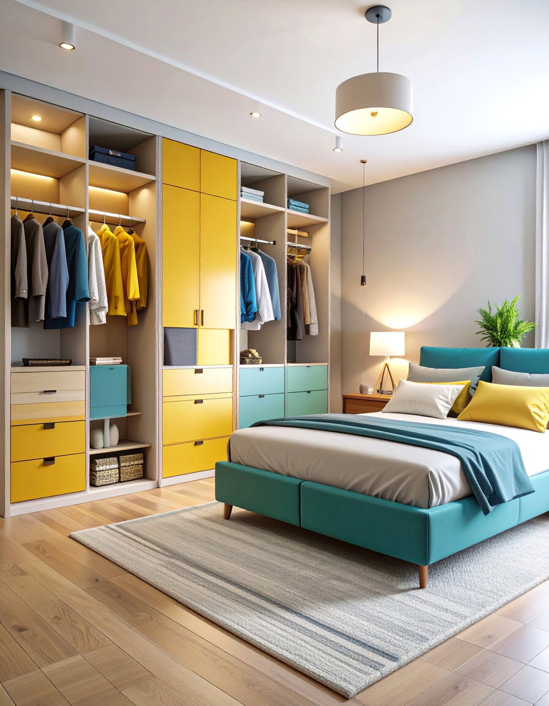 Chanel Bedroom with Built in Storage Solutions - 25 Chanel Bedroom Ideas