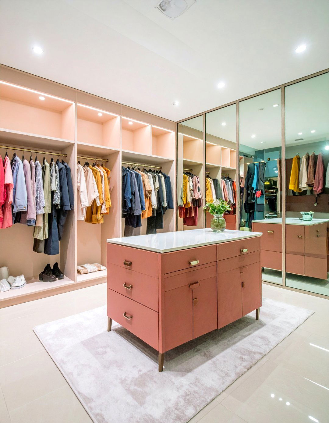 Chanel Bedroom with Dressing Room Extension - 25 Chanel Bedroom Ideas