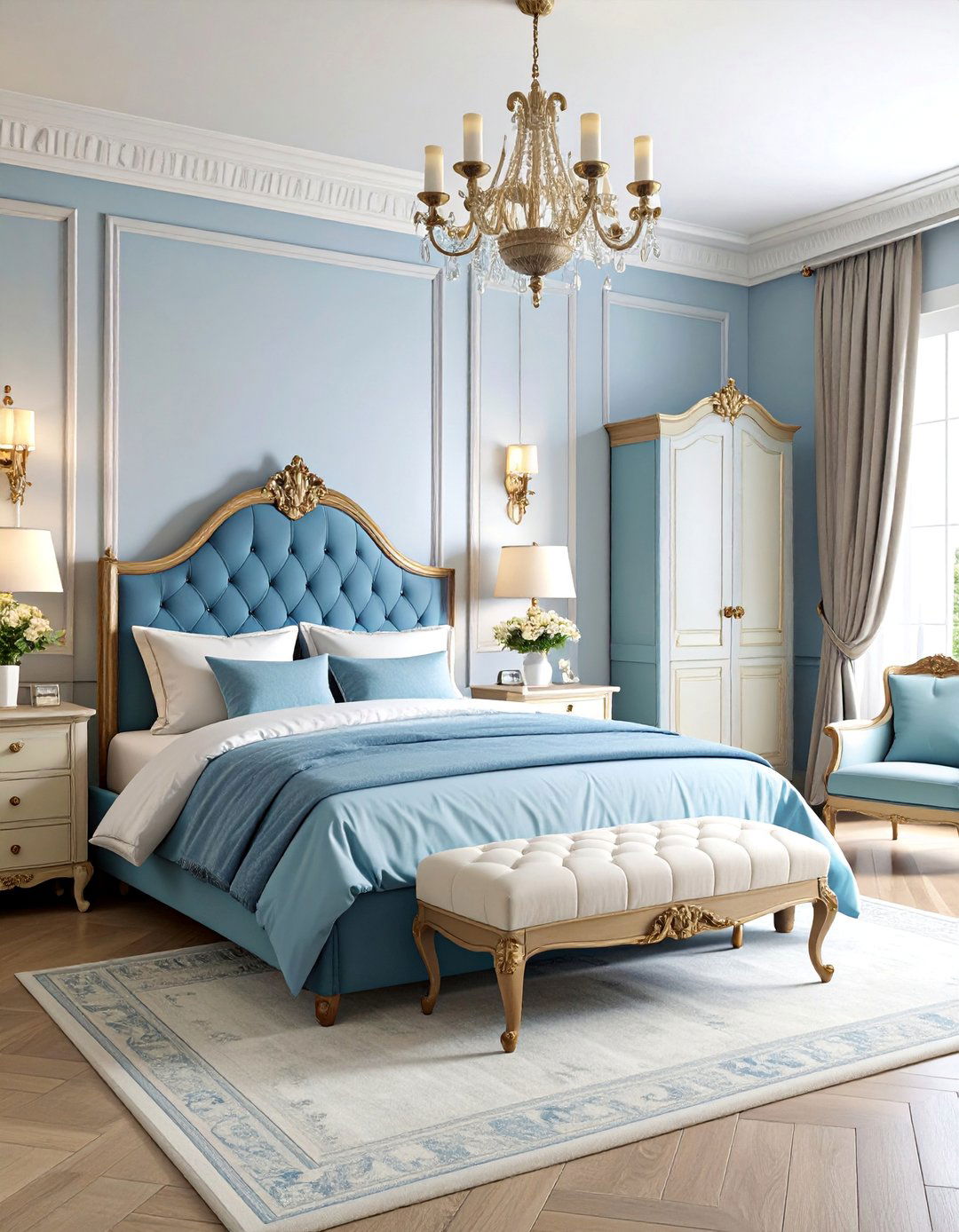 Chanel Bedroom with French Provincial Style - 25 Chanel Bedroom Ideas