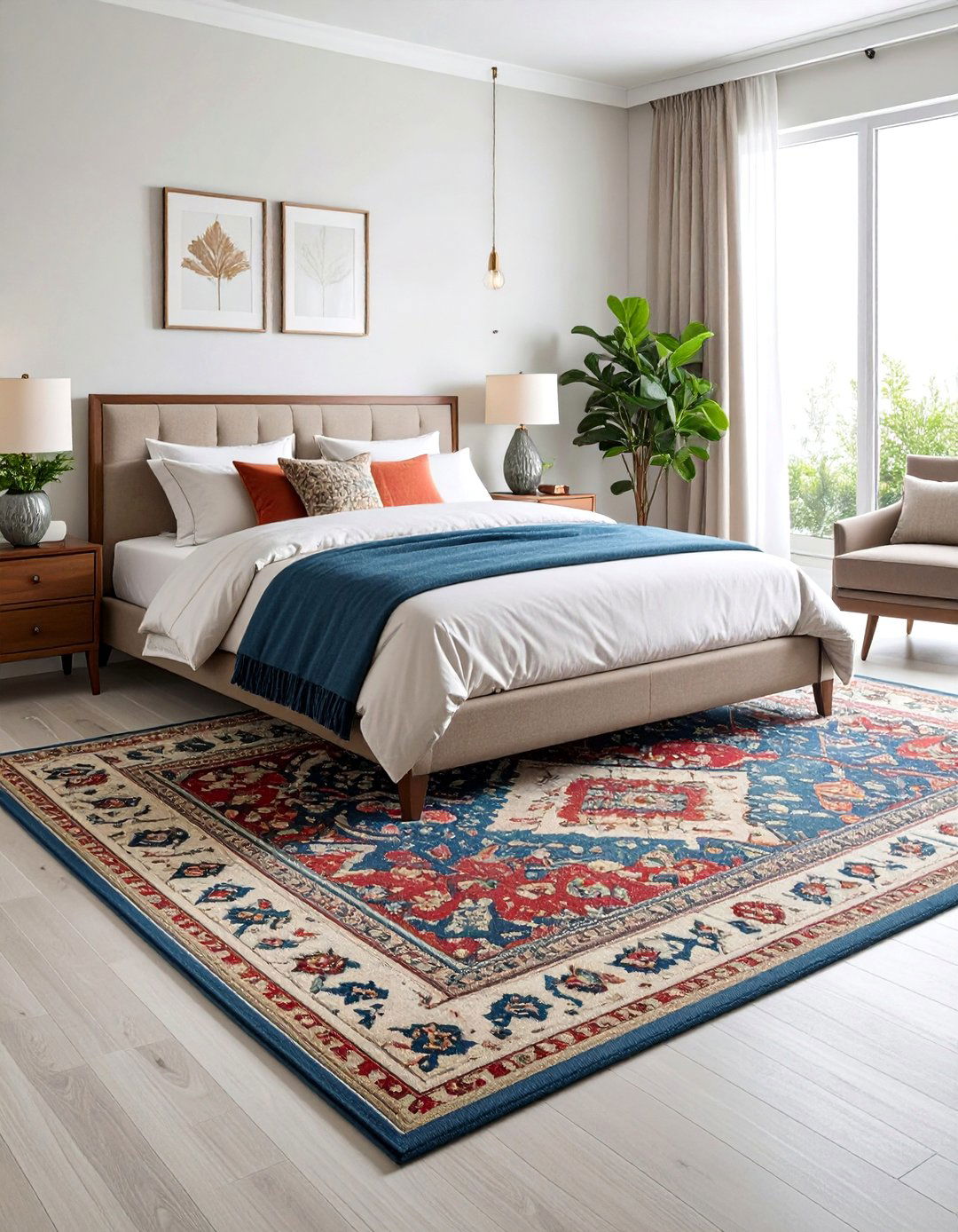 Chanel Bedroom with Statement Carpet Design - 25 Chanel Bedroom Ideas