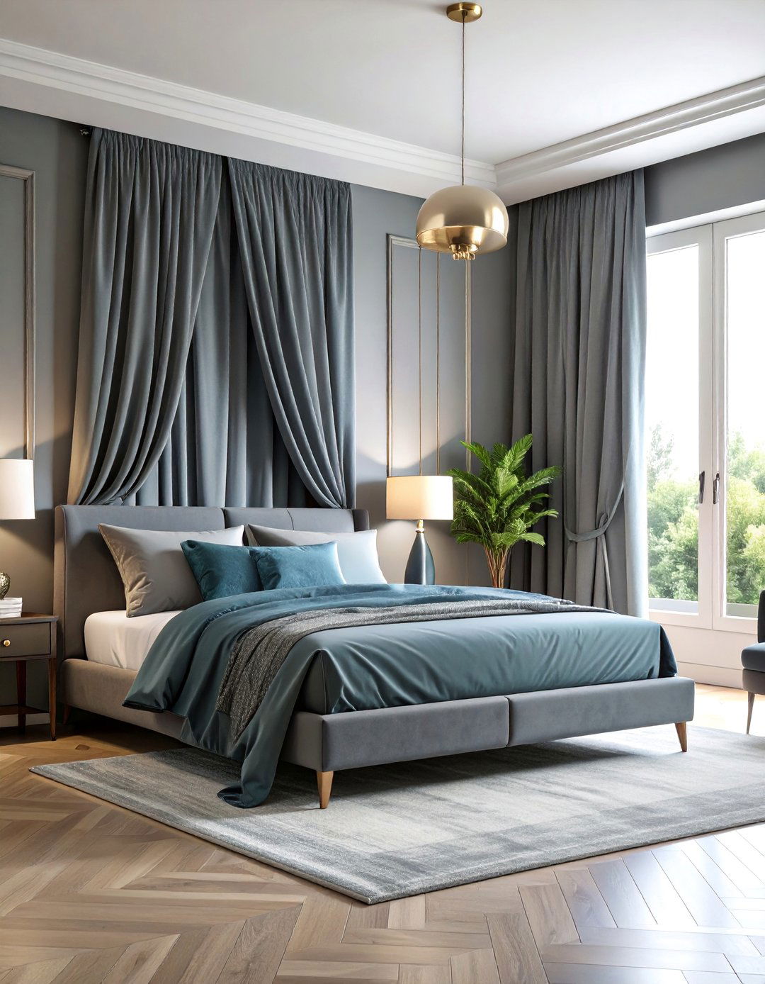 Charcoal Gray Curtains with Light Gray Walls - 25 What Color Curtains Go With Gray Walls