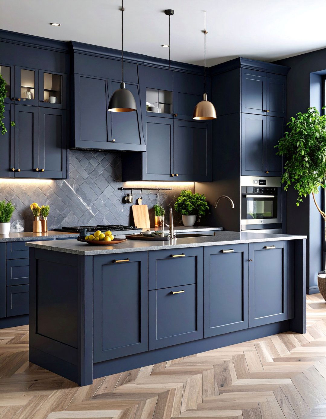 Charcoal Gray for Sophisticated Monochrome - 25 What Color Cabinets Go With Black Appliances