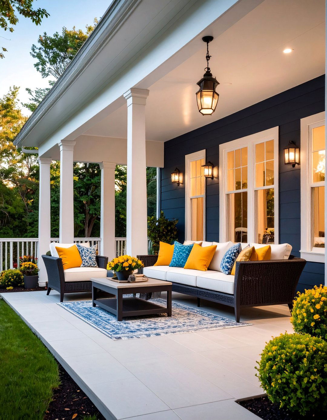 Charcoal Porch with Dramatic Impact - 25 Porch Paint Colors