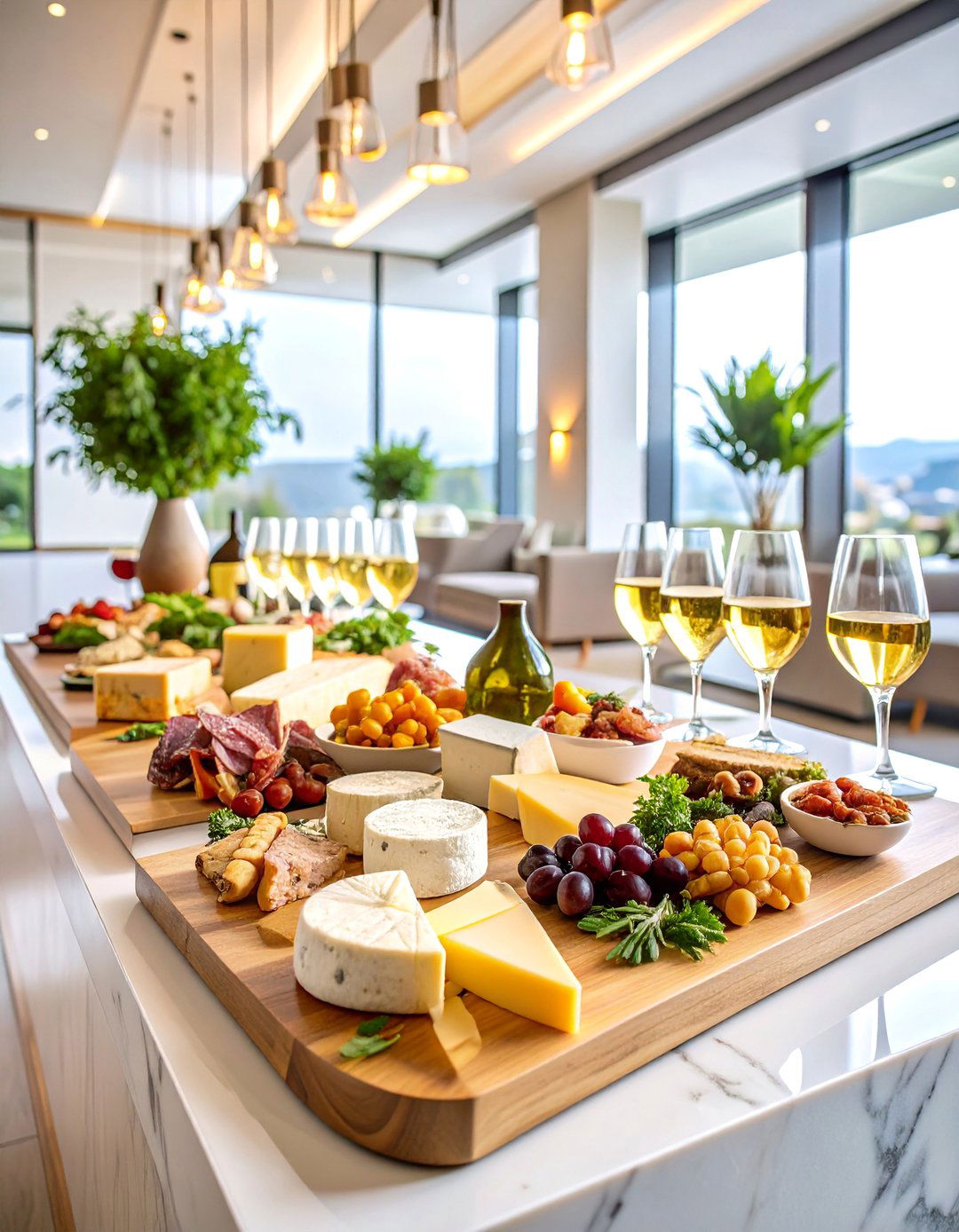 Charcuterie and Cheese Board Station - 25 Wedding Buffet Ideas