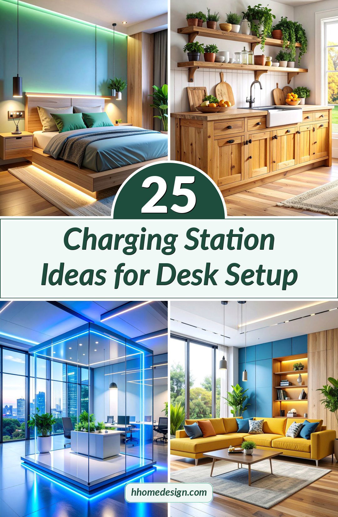 25 Charging Station Ideas for Desk Setup