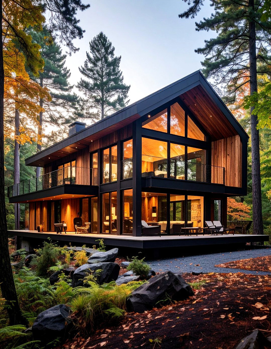 Charred Cedar Shou Sugi Ban House - 25 Modern Black Houses