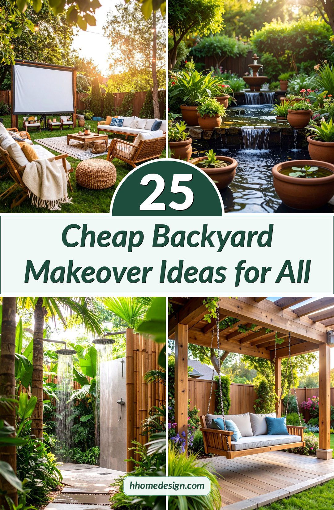 25 Cheap Backyard Makeover Ideas for All