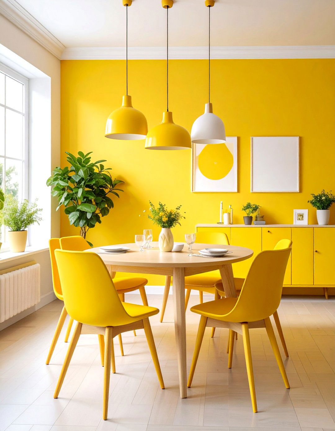 Cheerful Butter Yellow for Sunny Warmth - 25 Dining Room Paint Colors