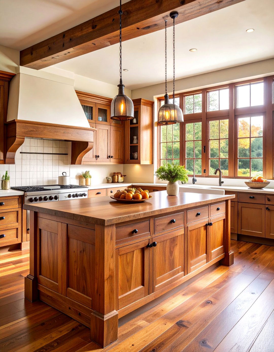 Chestnut Heritage Heirloom Family Counter - 25 Wood Countertop Ideas
