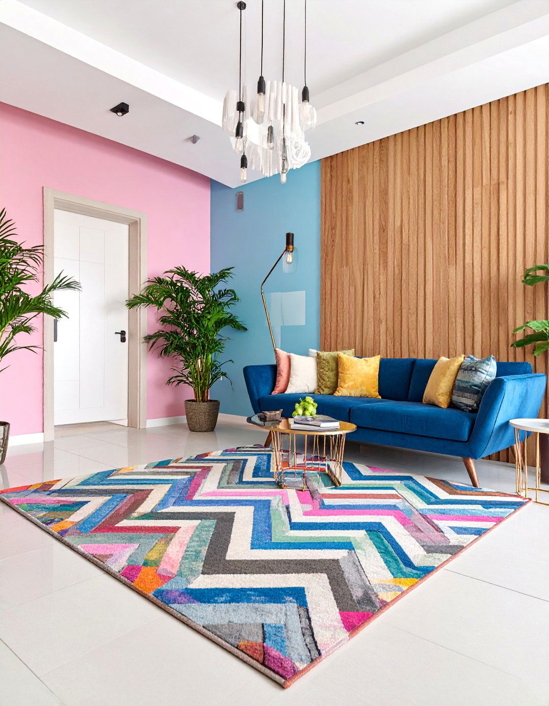 Chevron Pattern Modern Classic - 25 Entryway Rug Ideas