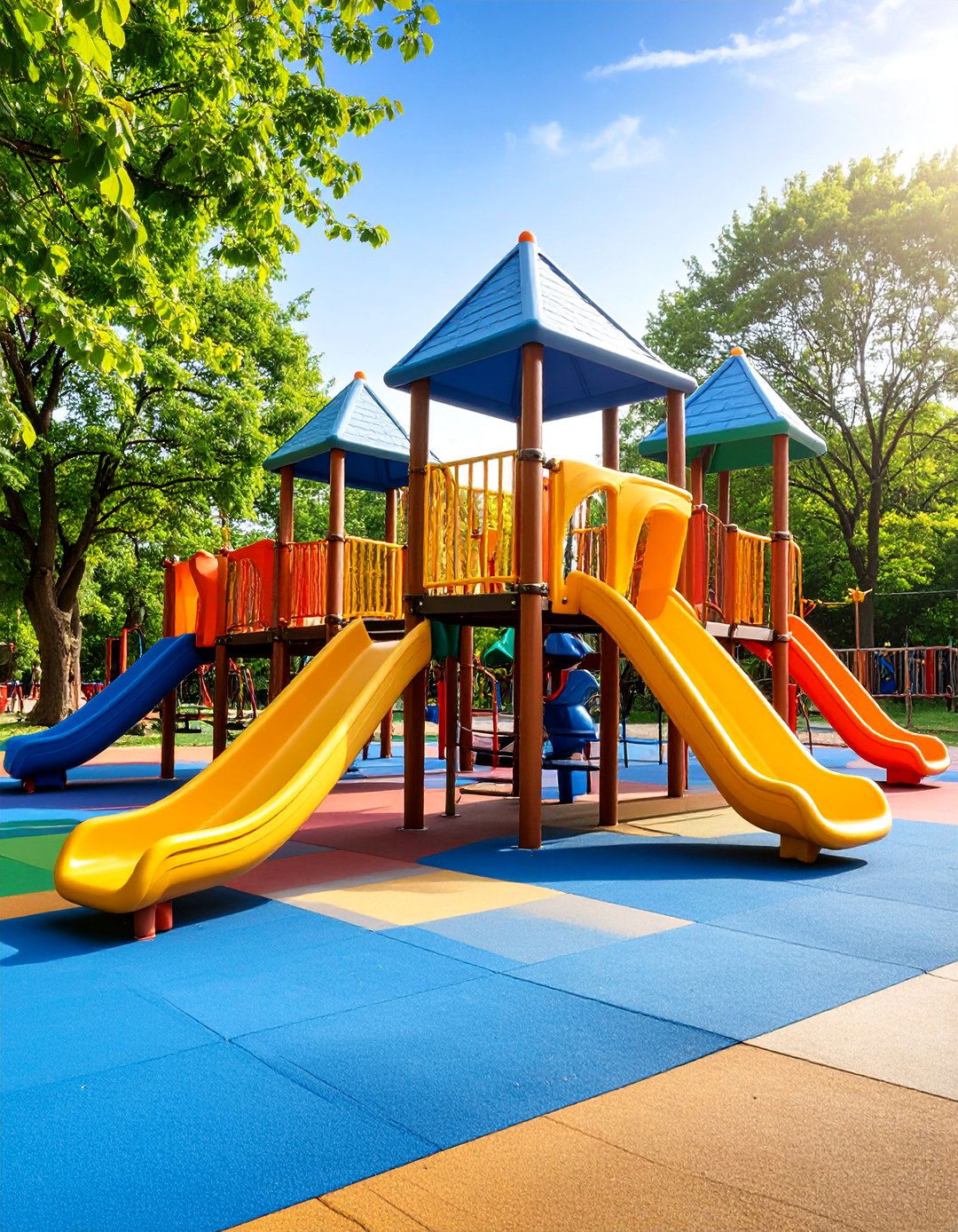 Childrens Adventure Playground Zone - 25 Backyard Decor Ideas