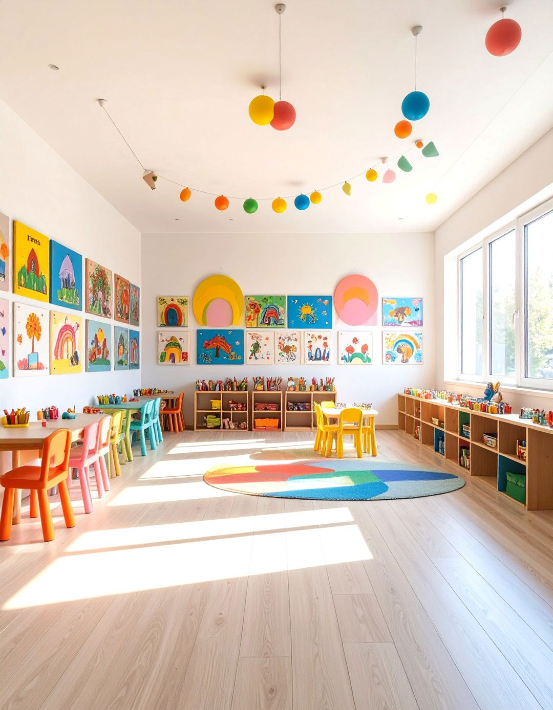 Childrens Artwork Rotating Gallery - 25 Wall Collage Ideas