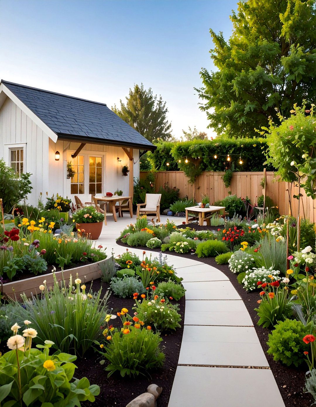 Childrens Garden Corner with Interactive Elements - 25 Corner Garden Ideas