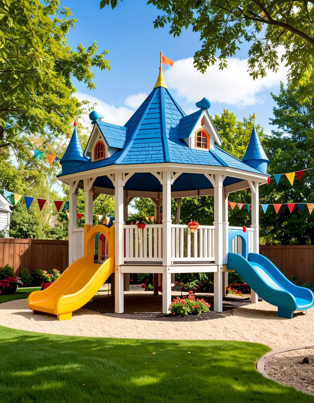 Childrens Play Castle Gazebo - 25 Backyard Gazebo Ideas