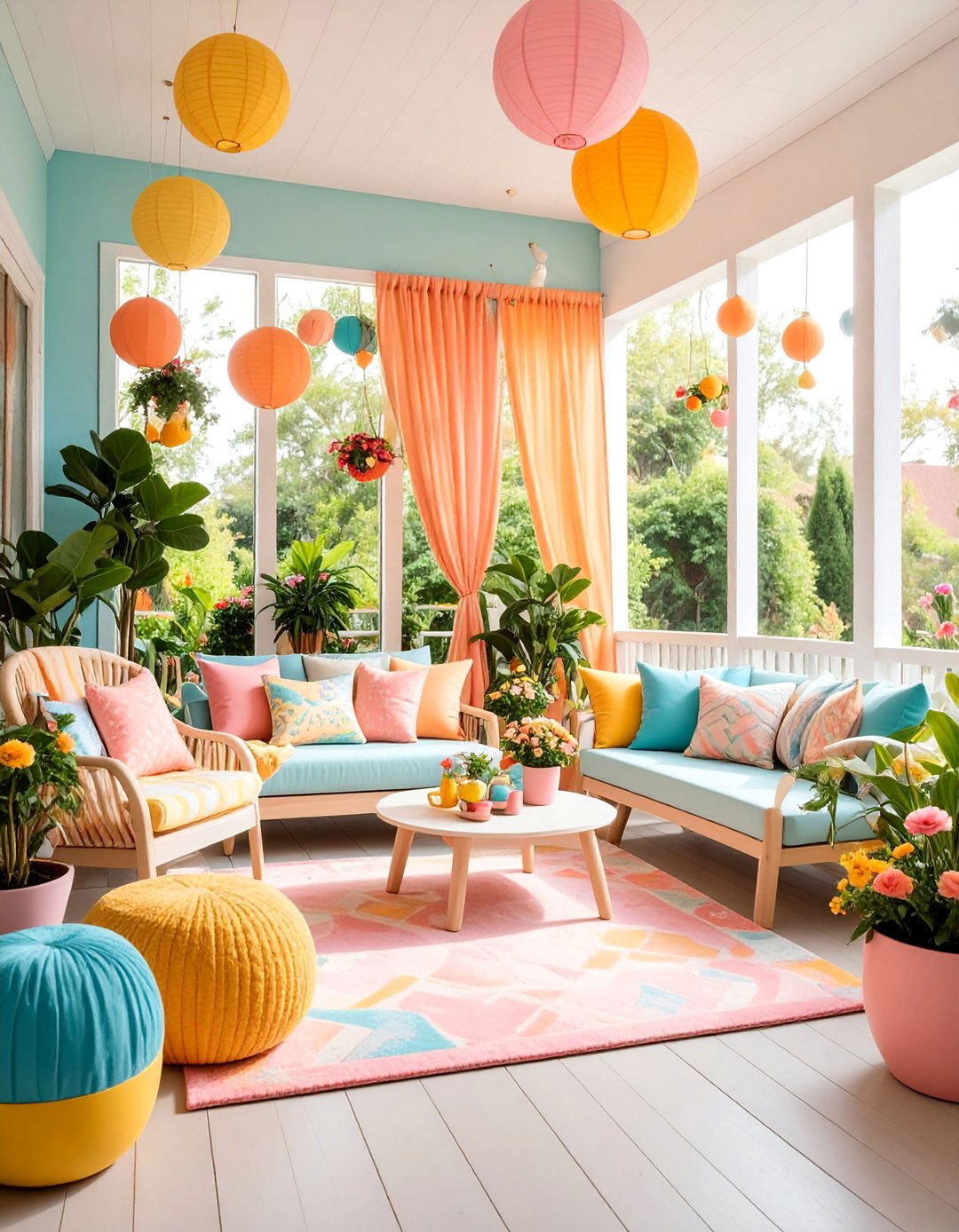 Childrens Playful Fantasy - 25 Small Front Porch Ideas