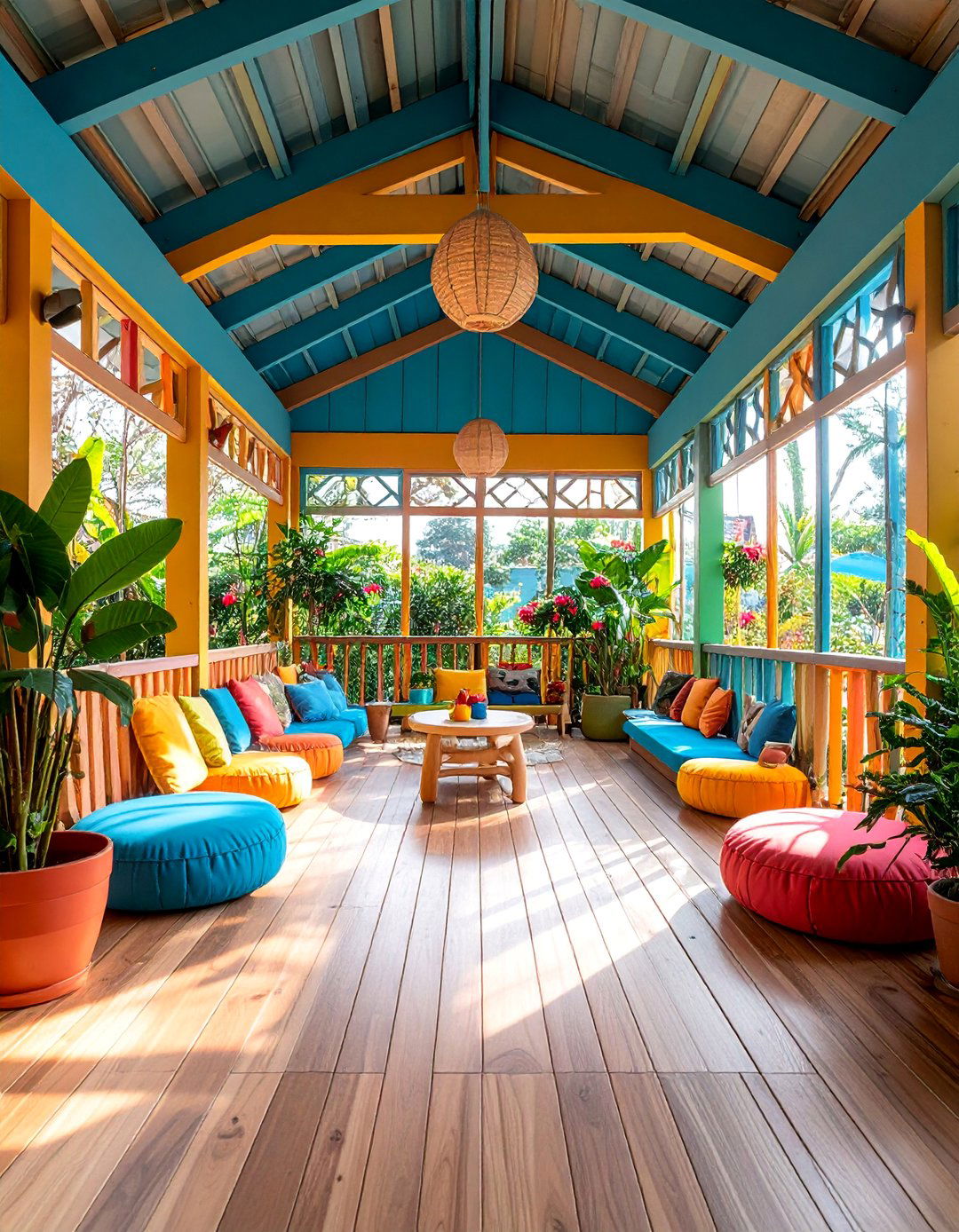 Childrens Playroom Enclosed Porch with Safe Design - 25 Enclosed Porch Ideas