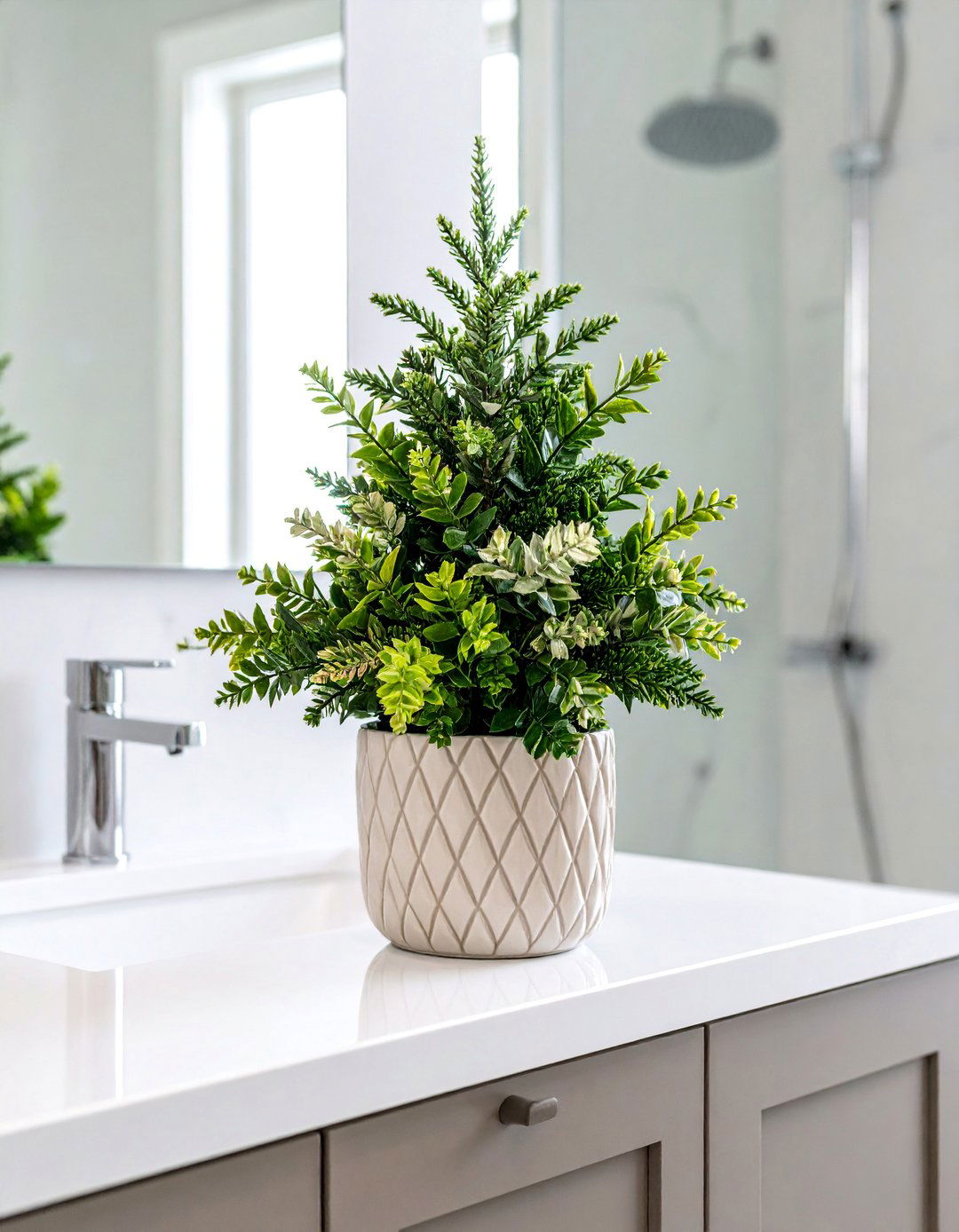 Chinese Evergreen Colorful Foliage - 25 Best Plants for Bathroom