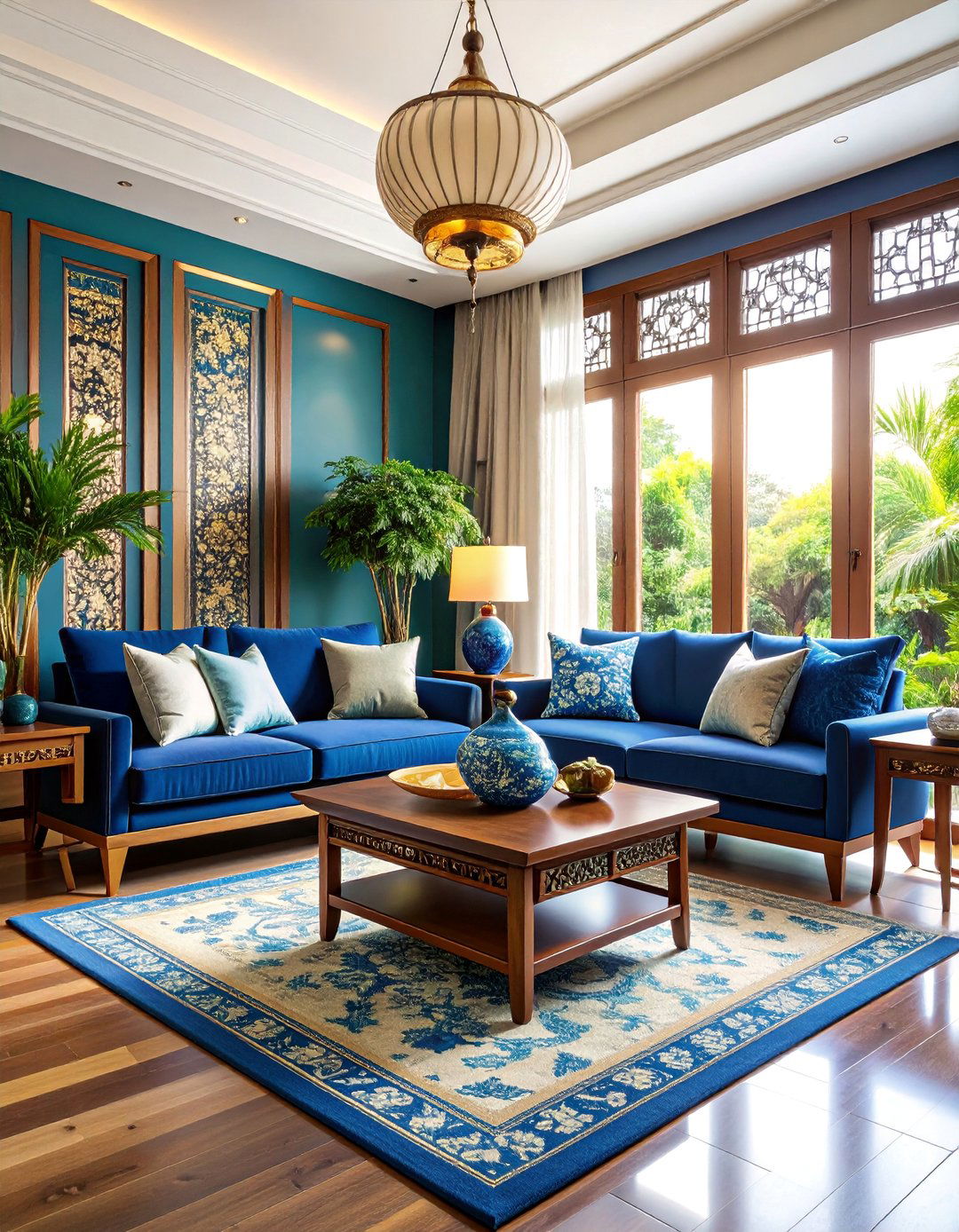 Chinoiserie Chic Living Room - 25 Preppy Living Room Ideas