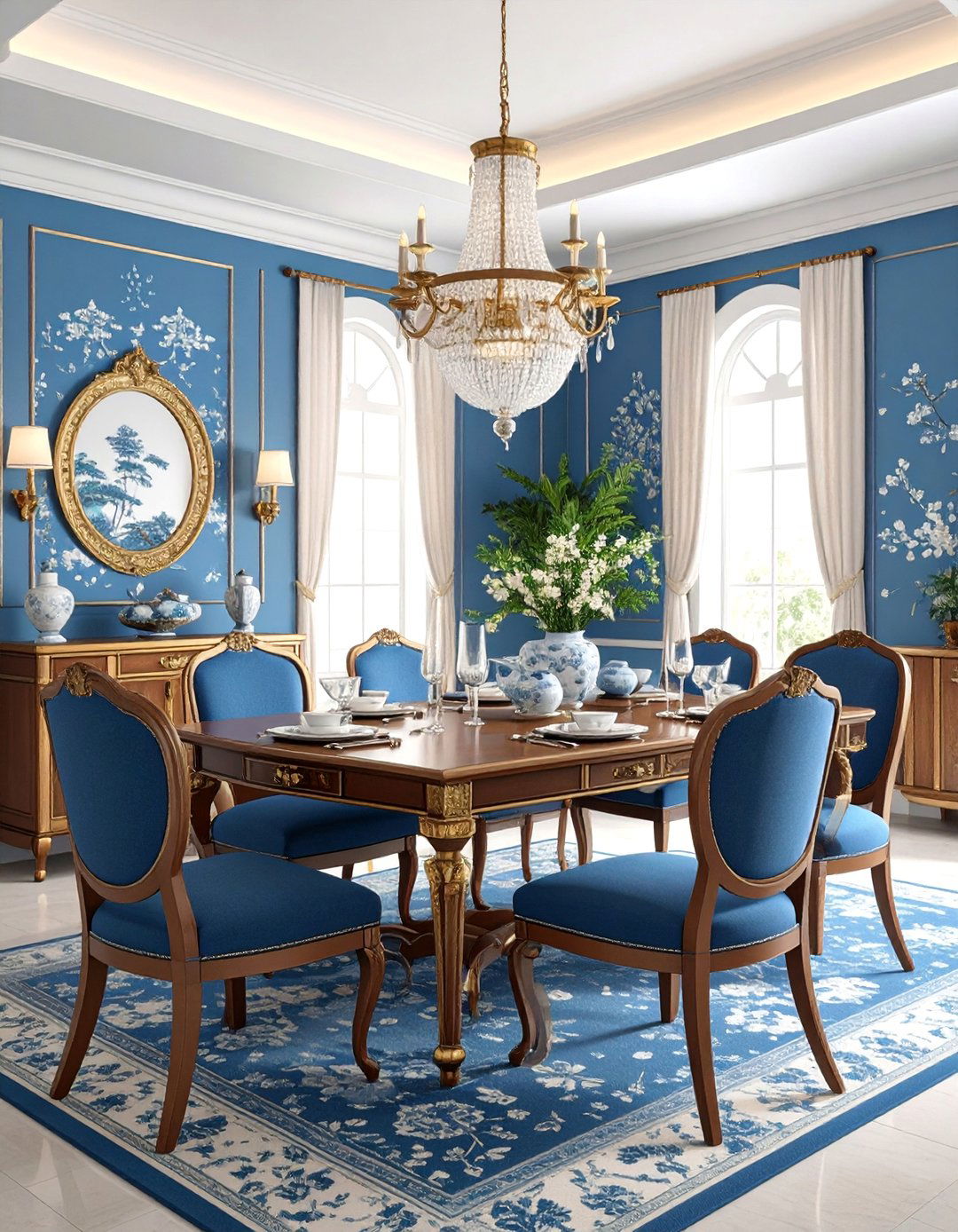 Chinoiserie Preppy Dining Room - 25 Preppy Room Ideas