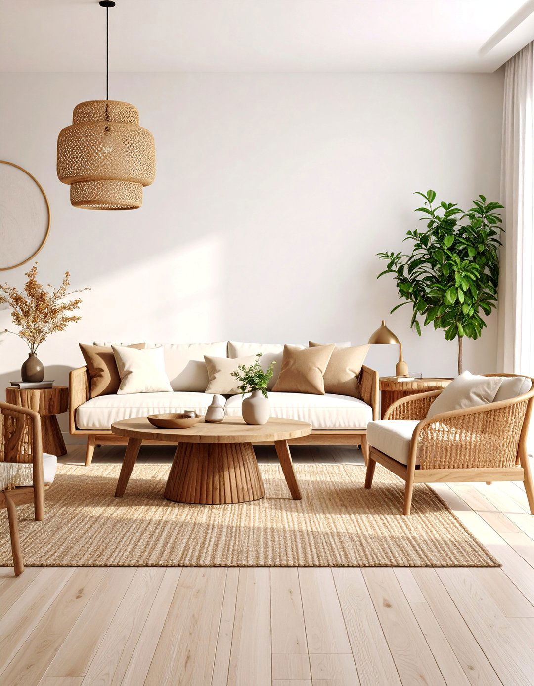 Chocolate Brown with Cream Contrast - 25 Living Room Paint Colors