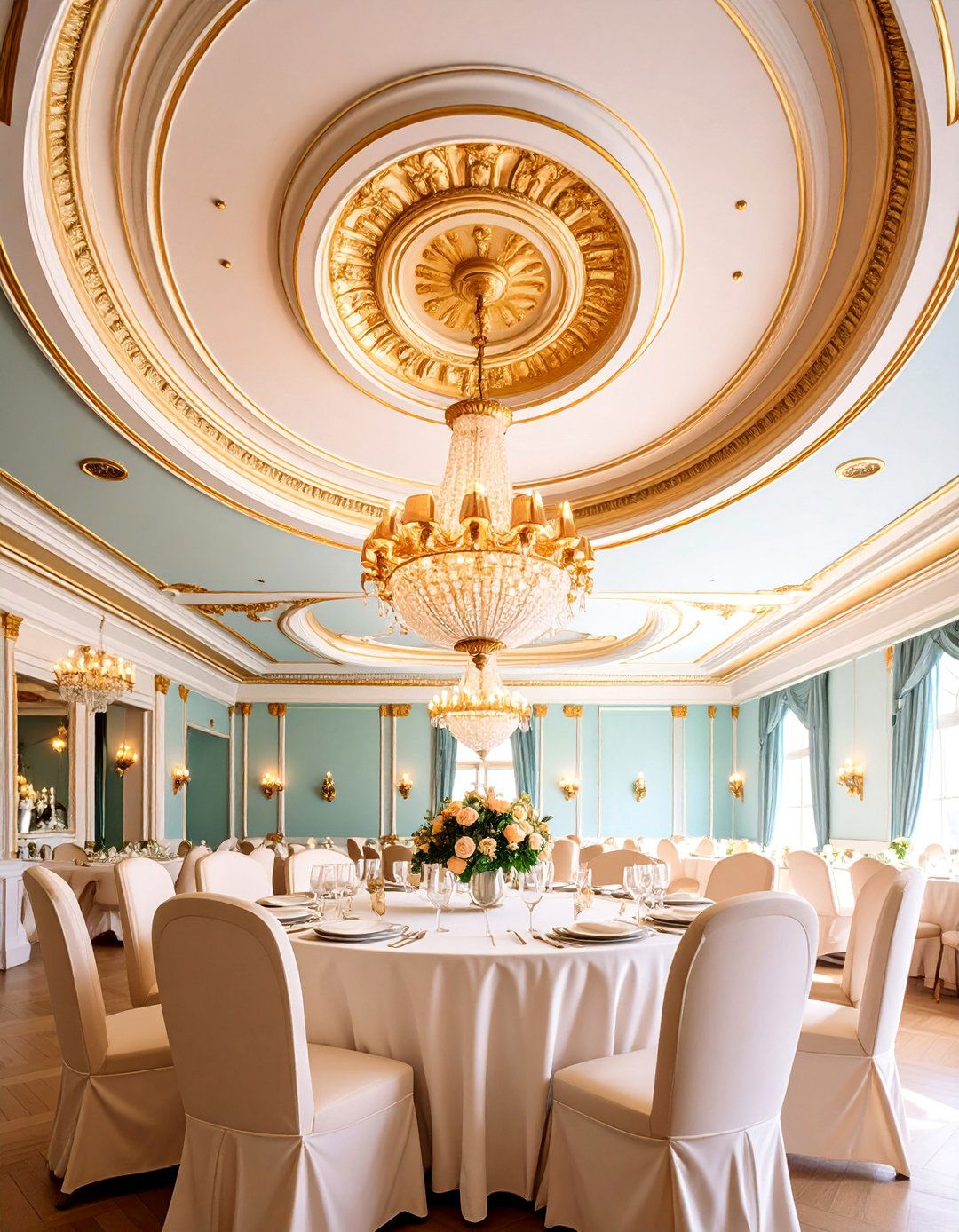 Circular Pop Ceiling Medallion Design - 25 Pop Ceiling Design Ideas
