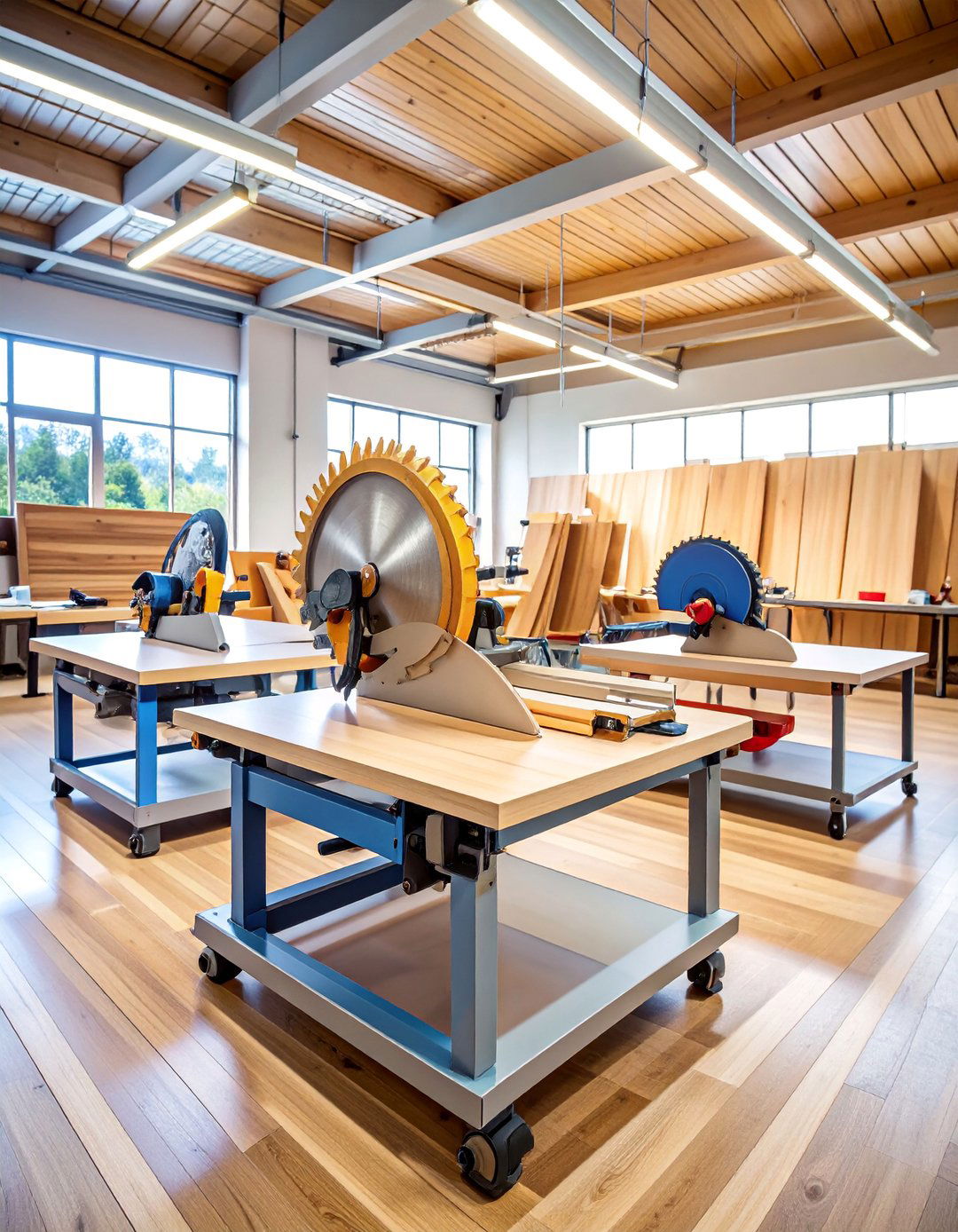 Circular Saw Storage Rack with Blade Organization - 25 Power Tool Storage Ideas
