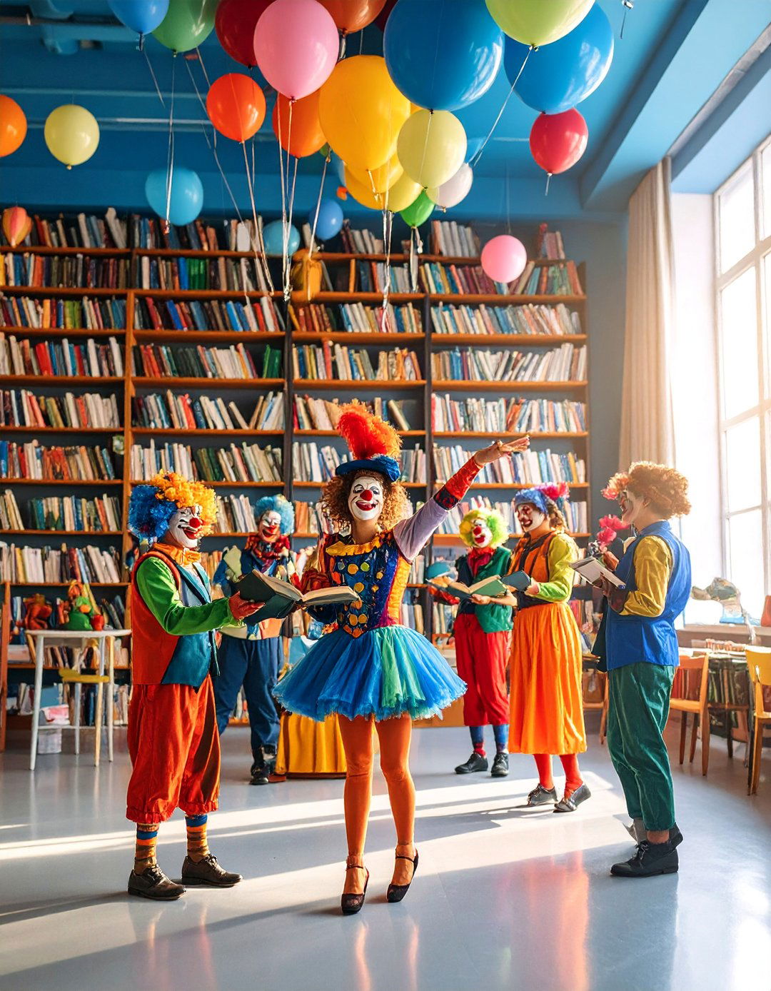 Circus and Carnival Literary Celebration - 25 Library Murals
